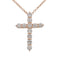 Collier Tiffany & Co. - Pendentif croix en or rose 18k avec diamants 58 Facettes e8m7c8ppg2
