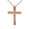 Collier Tiffany & Co. - Pendentif croix en or rose 18k avec diamants 58 Facettes e8m7c8ppg2