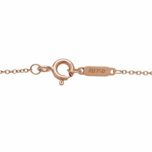 Collier Tiffany & Co. - Pendentif croix en or rose 18k avec diamants 58 Facettes e8m7c8ppg2