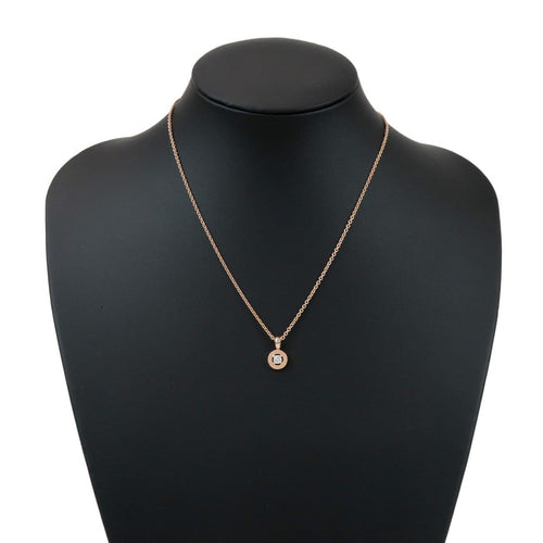 Bvlgari - Pendentif solitaire en or blanc 18k avec diamant 58 Facettes yq0f9cn39p