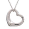 Pendentif Tiffany & Co. - Pendentif cœur ouvert Elsa Peretti en argent sterling 58 Facettes x1hso9nvhd