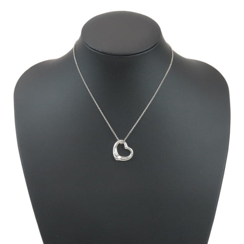 Pendentif Tiffany & Co. - Pendentif cœur ouvert Elsa Peretti en argent sterling 58 Facettes x1hso9nvhd