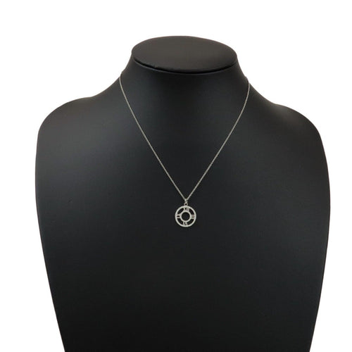 Collier Tiffany & Co. - Pendentif Atlas Circle en or blanc 18k avec diamants 58 Facettes x02biht171