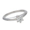 Bague 48 Tiffany & Co. - Bague solitaire Tiffany Setting en platine avec diamant taille brillant 58 Facettes fq68evknua