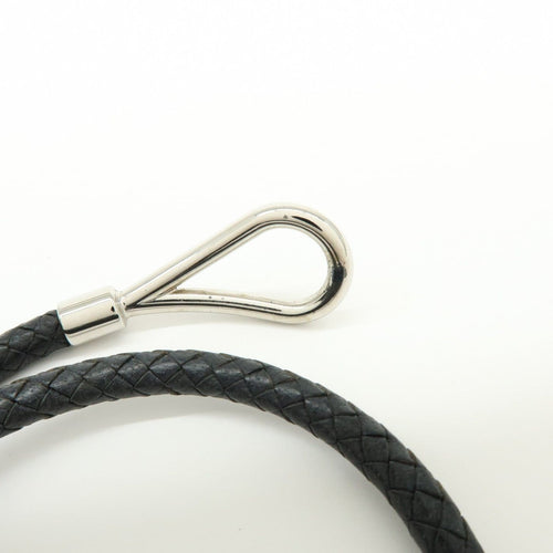 Bracelet Hermès - Bracelet Jumbo Hook Double Tour en cuir et métal 58 Facettes t4n8sq4bp1