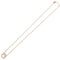 Collier Hermès - Pendentif Finesse en or rose 18k avec diamants 58 Facettes fc2744vjfd