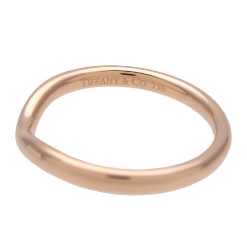 Bague 50 Tiffany & Co. - Alliance courbe Elsa Peretti en or jaune 18k avec diamant 58 Facettes cp4qom7fua