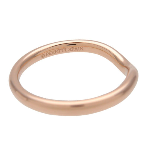 Bague 50 Tiffany & Co. - Alliance courbe Elsa Peretti en or jaune 18k avec diamant 58 Facettes cp4qom7fua