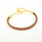Bracelet Hermès - Bracelet Jumbo Hook en cuir tressé et métal 58 Facettes bkv7zll67y