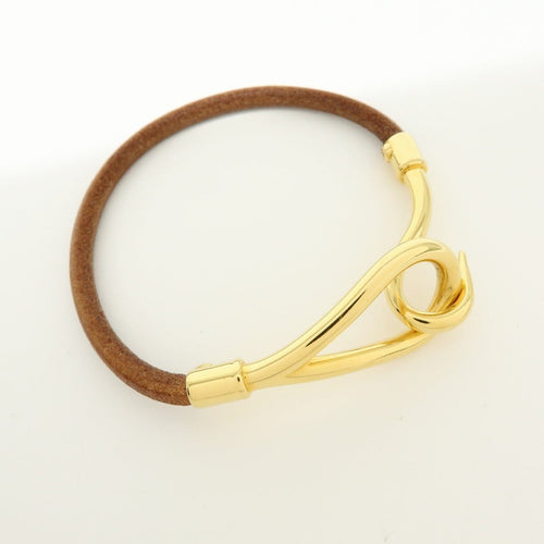 Bracelet Hermès - Bracelet Jumbo Hook en cuir tressé et métal 58 Facettes bkv7zll67y