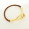 Bracelet Hermès - Bracelet Jumbo Hook en cuir tressé et métal 58 Facettes bkv7zll67y