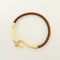 Bracelet Hermès - Bracelet Jumbo Hook en cuir tressé et métal 58 Facettes bkv7zll67y