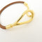 Bracelet Hermès - Bracelet Jumbo Hook en cuir tressé et métal 58 Facettes bkv7zll67y
