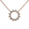 Pendentif Tiffany & Co. - Pendentif cercle ouvert en or rose 18k avec diamants 58 Facettes fikty78qra