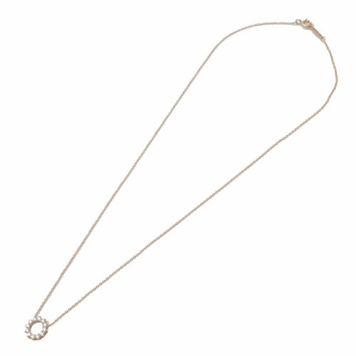 Pendentif Tiffany & Co. - Pendentif cercle ouvert en or rose 18k avec diamants 58 Facettes fikty78qra