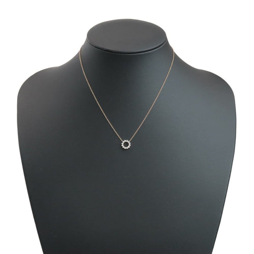 Pendentif Tiffany & Co. - Pendentif cercle ouvert en or rose 18k avec diamants 58 Facettes fikty78qra