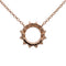Pendentif Tiffany & Co. - Pendentif cercle ouvert en or rose 18k avec diamants 58 Facettes fikty78qra