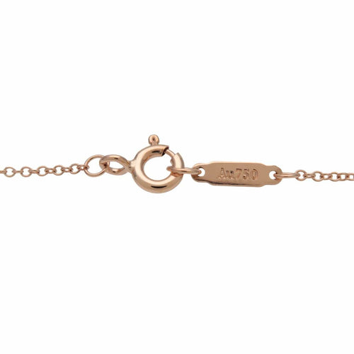 Pendentif Tiffany & Co. - Pendentif cercle ouvert en or rose 18k avec diamants 58 Facettes fikty78qra