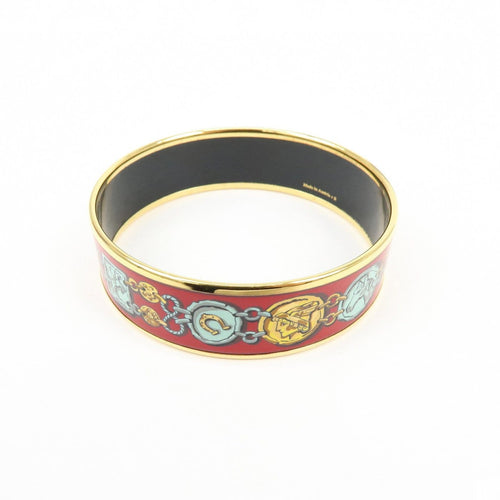 Bracelet Hermès - Bracelet jonc en émail imprimé 58 Facettes xg18xbc3dp