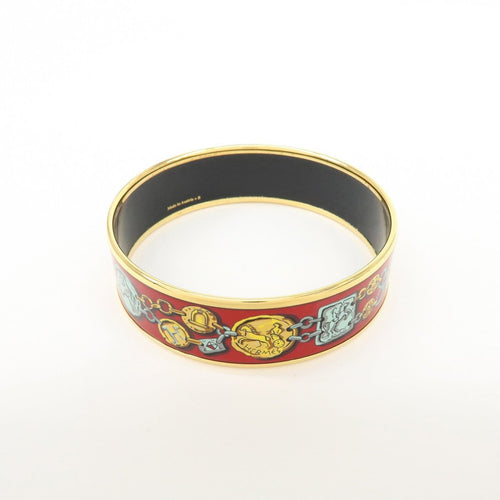 Bracelet Hermès - Bracelet jonc en émail imprimé 58 Facettes xg18xbc3dp