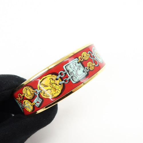 Bracelet Hermès - Bracelet jonc en émail imprimé 58 Facettes xg18xbc3dp