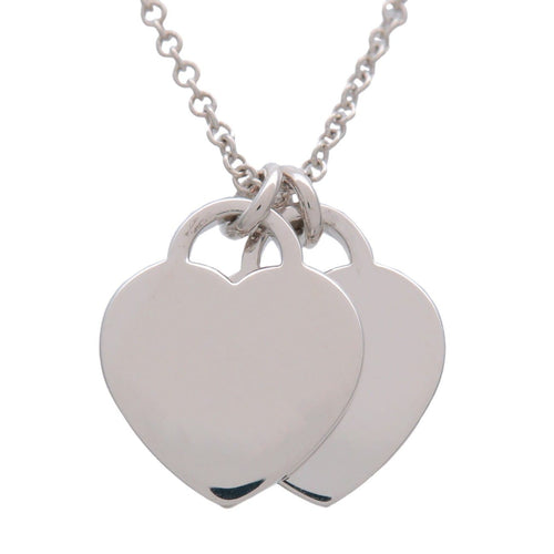 Pendentif Tiffany & Co. - Pendentif Return to Tiffany à double cœur en argent sterling avec émail 58 Facettes k1dslzsbqh