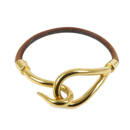 Bracelet Hermès - Bracelet Jumbo Hook en cuir tressé et métal 58 Facettes fwy4gu9vah