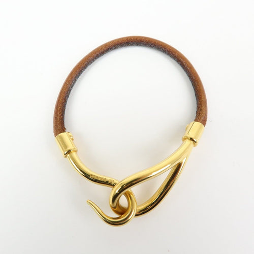 Bracelet Hermès - Bracelet Jumbo Hook en cuir tressé et métal 58 Facettes fwy4gu9vah