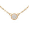 Collier Tiffany & Co. - Pendentif Elsa Peretti Diamonds by the Yard en or jaune 18k avec diamant 58 Facettes smpn0pttj0
