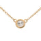 Collier Tiffany & Co. - Pendentif Elsa Peretti Diamonds by the Yard en or jaune 18k avec diamant 58 Facettes smpn0pttj0