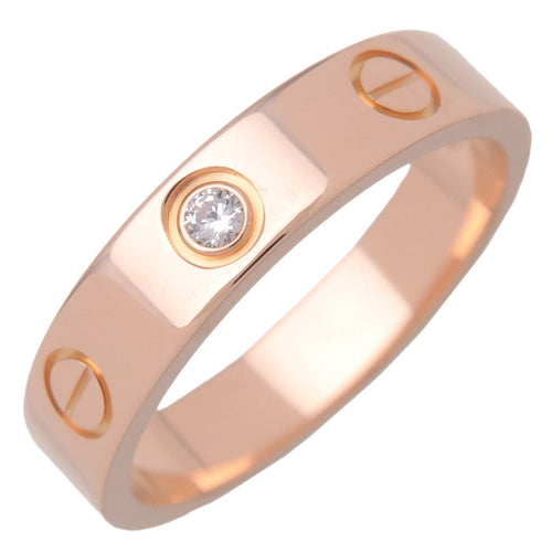 Bague 50 Cartier - Alliance Love en or rose 18k avec un diamant 58 Facettes xn7vkymfxi