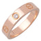 Bague 50 Cartier - Alliance Love en or rose 18k avec un diamant 58 Facettes xn7vkymfxi