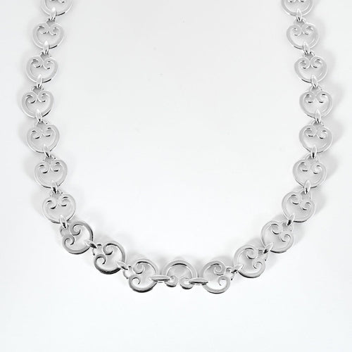 Collier O.J. Perrin - Collier cœur en or blanc 18k 58 Facettes ColcoeurO.Jperrin