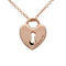 Collier Tiffany & Co. - Pendentif cadenas cœur en or rose 18k 58 Facettes c1jxf7xqdj