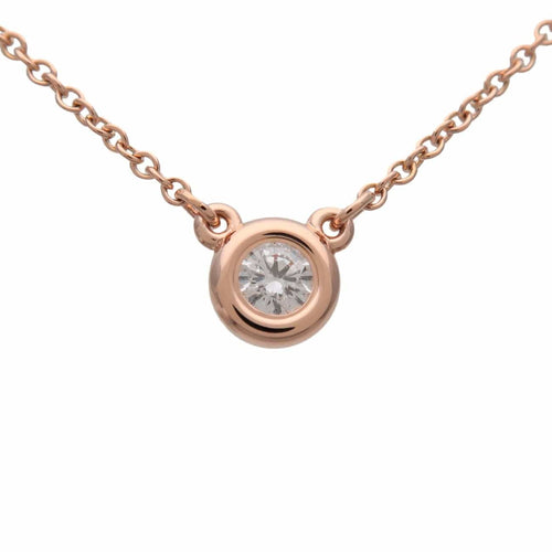 Pendentif Tiffany & Co. - Pendentif Elsa Peretti Diamonds by the Yard en or rose 18k avec diamant 58 Facettes ucyuapzej5
