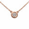 Pendentif Tiffany & Co. - Pendentif Elsa Peretti Diamonds by the Yard en or rose 18k avec diamant 58 Facettes ucyuapzej5