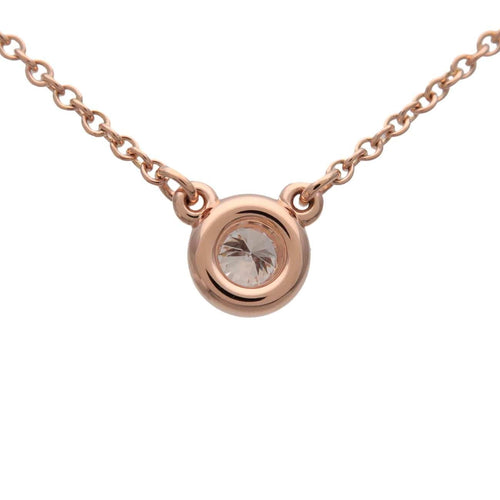 Pendentif Tiffany & Co. - Pendentif Elsa Peretti Diamonds by the Yard en or rose 18k avec diamant 58 Facettes ucyuapzej5