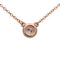 Pendentif Tiffany & Co. - Pendentif Elsa Peretti Diamonds by the Yard en or rose 18k avec diamant 58 Facettes ucyuapzej5