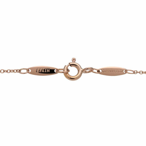Pendentif Tiffany & Co. - Pendentif Elsa Peretti Diamonds by the Yard en or rose 18k avec diamant 58 Facettes ucyuapzej5