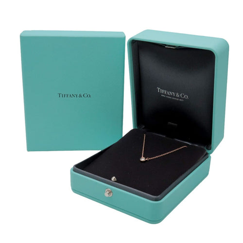 Pendentif Tiffany & Co. - Pendentif Elsa Peretti Diamonds by the Yard en or rose 18k avec diamant 58 Facettes ucyuapzej5