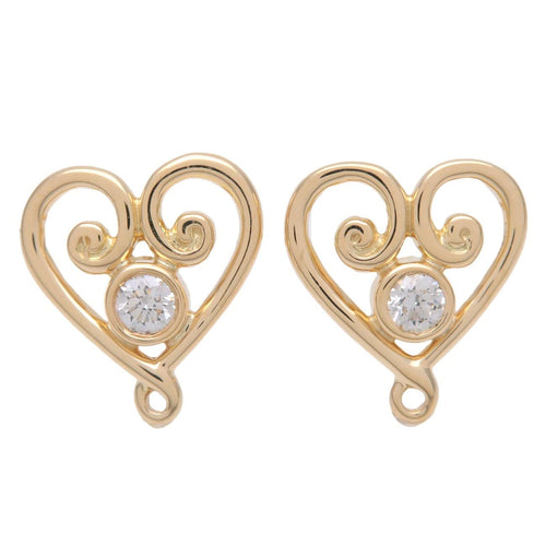 Boucles d'oreilles Tiffany & Co. - Puces d’oreilles Paloma’s Venezia Goldoni, cœur, or jaune 18k et diamants 58 Facettes fa0hxc8enc