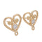 Boucles d'oreilles Tiffany & Co. - Puces d’oreilles Paloma’s Venezia Goldoni, cœur, or jaune 18k et diamants 58 Facettes fa0hxc8enc