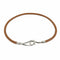 Bracelet Hermès - Bracelet Jumbo Hook double tour en cuir et métal 58 Facettes ykk91io3of