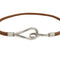 Bracelet Hermès - Bracelet Jumbo Hook double tour en cuir et métal 58 Facettes ykk91io3of