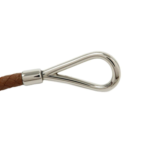 Bracelet Hermès - Bracelet Jumbo Hook double tour en cuir et métal 58 Facettes ykk91io3of