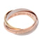 Bague Cartier Trinity - Bijou en or tricolore 18k 58 Facettes k7lnd6lypx