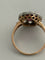 Bague 49 Bague en or rose 18k et platine, tourmaline et diamants 58 Facettes LOT 7894