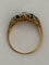 Bague 52 Bague en or jaune 18k, diamant coussin taille ancienne et saphirs 58 Facettes LOT 7895