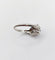 Bague 53 Bague tank Art déco en platine, diamant taille ancienne de 1,20 ct (vers 1930) 58 Facettes A08051