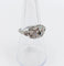 Bague 53 Bague tank Art déco en platine, diamant taille ancienne de 1,20 ct (vers 1930) 58 Facettes A08051